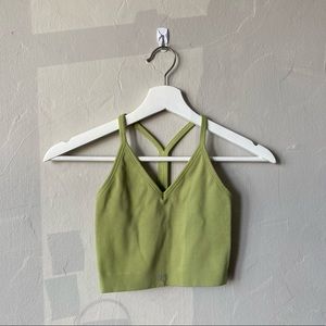 SETActive - XS Kiwi Ribbed V Sports Bra